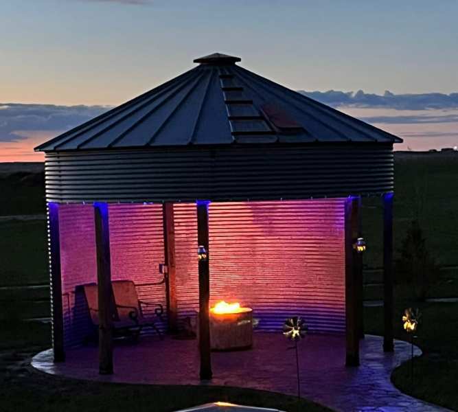 Grain Bin Gazebo - Photo submitted by Holly-Steier