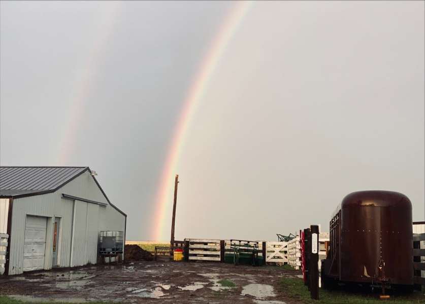 Rainbow by Sheffield - Photo submitted by Carol Schoch